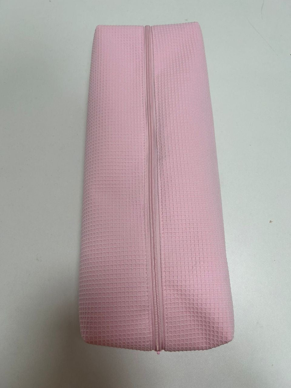 Blush Rose Waffle Hair Tool Bag